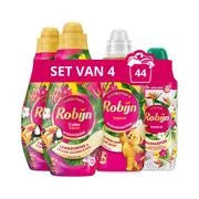 Robijn Perfect Match Tropical - wasmiddel + wasverzachter + wasparfum - 4 stuks - 44 wasbeurten