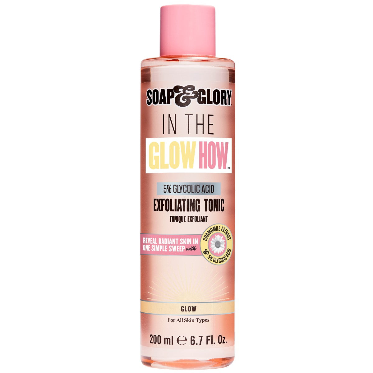 In The Glow How' 5% Glycolic Acid Face Exfoliator Tonic