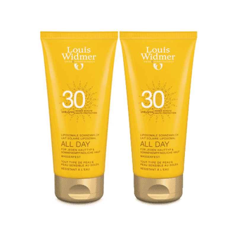 Louis Widmer Zonnebrand All Day Duo 30 Ongeparfumeerd ml