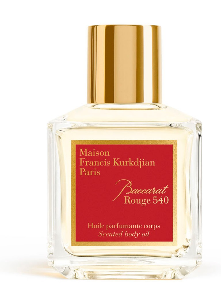 Baccarat Rouge Scented Body Oil - lichaamsolie