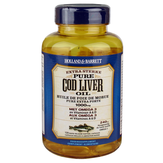 Cod Liver Oil Met Vitamine A & D 1000