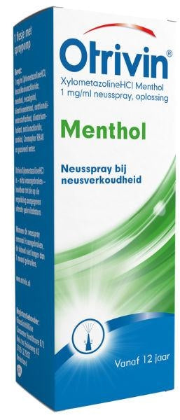 Menthol spray 12 jaar-
