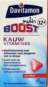 Multiboost 12+ aardbei-60 tabletten