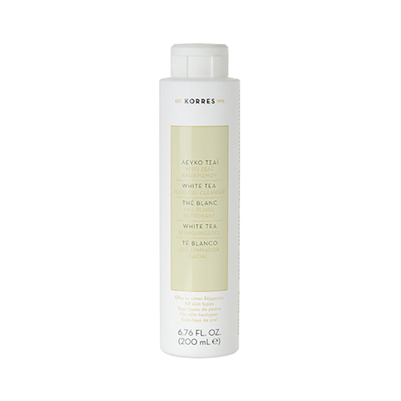Korres White Tea Facial Fluid Gel Cleanser