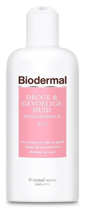Reinigingsmelk 3 in 1 voor droge/gevoelige huid-