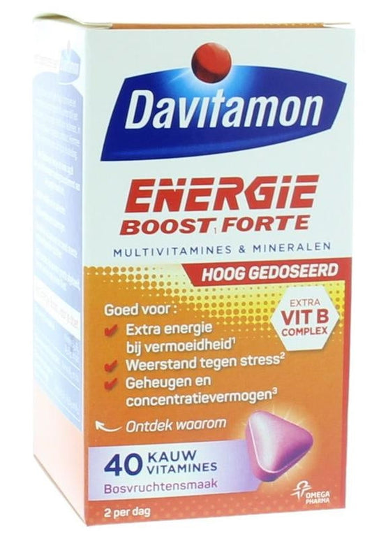 Extra energie bosvruchten kauwtabletten-