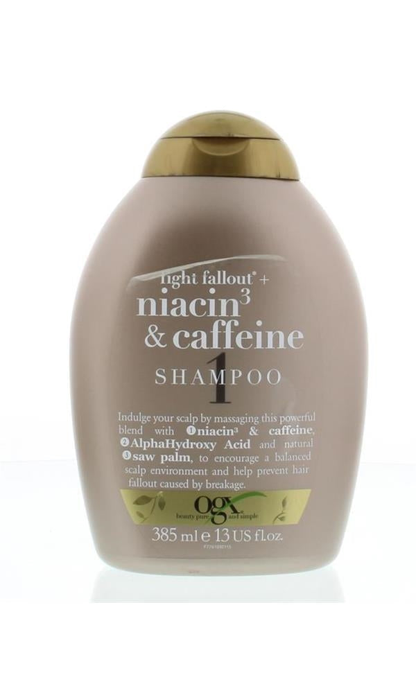 Anti-Hair fallout niacin caffeine shampoo-