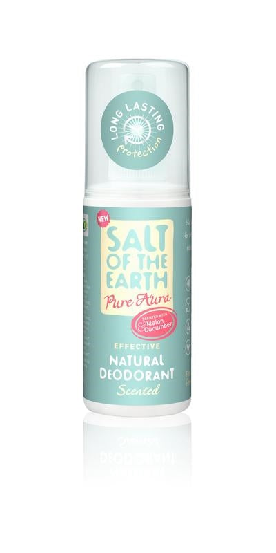 Natuurlijke deo pure aura spray melon & cucumber-