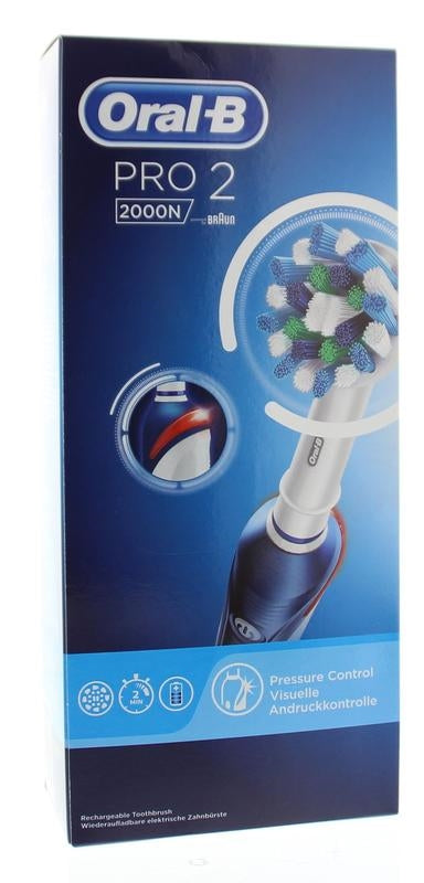 Cross action PRO2000 blue electrische tandenborste-