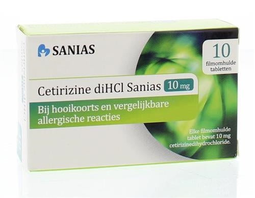 Cetirizine 10 mg DIHCI
