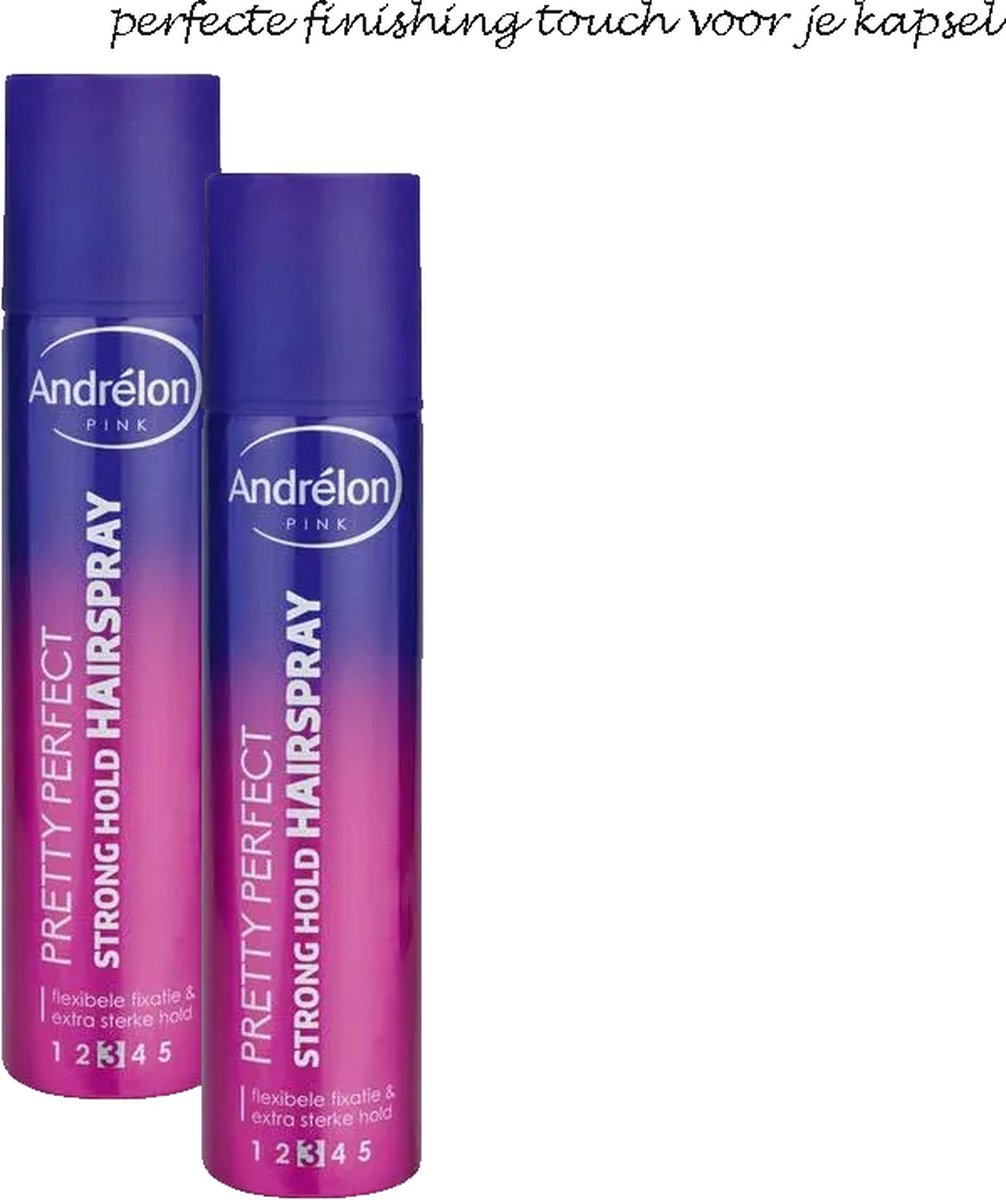 Andrelon Pink Hairspray Extra Strong Hold - duo-pak (2x 250ml)