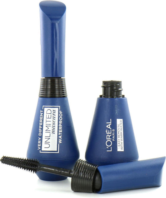 L'Oréal Unlimited Waterproof Mascara - Black (2 stuks)