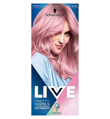 Schwarzkopf LIVE Pretty Pastels Rose Gold Semi-Permanent Hair Dye