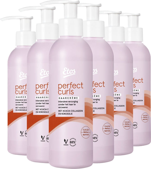 Etos Haarcrème - Perfect Curls - Vegan - 6 x 200ML
