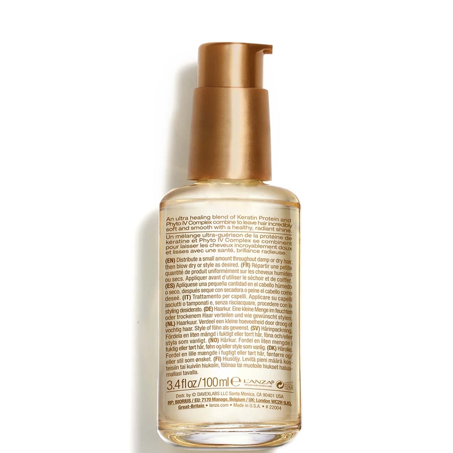 L'Anza Keratin Healing Oil Hair Treatment (185ml)