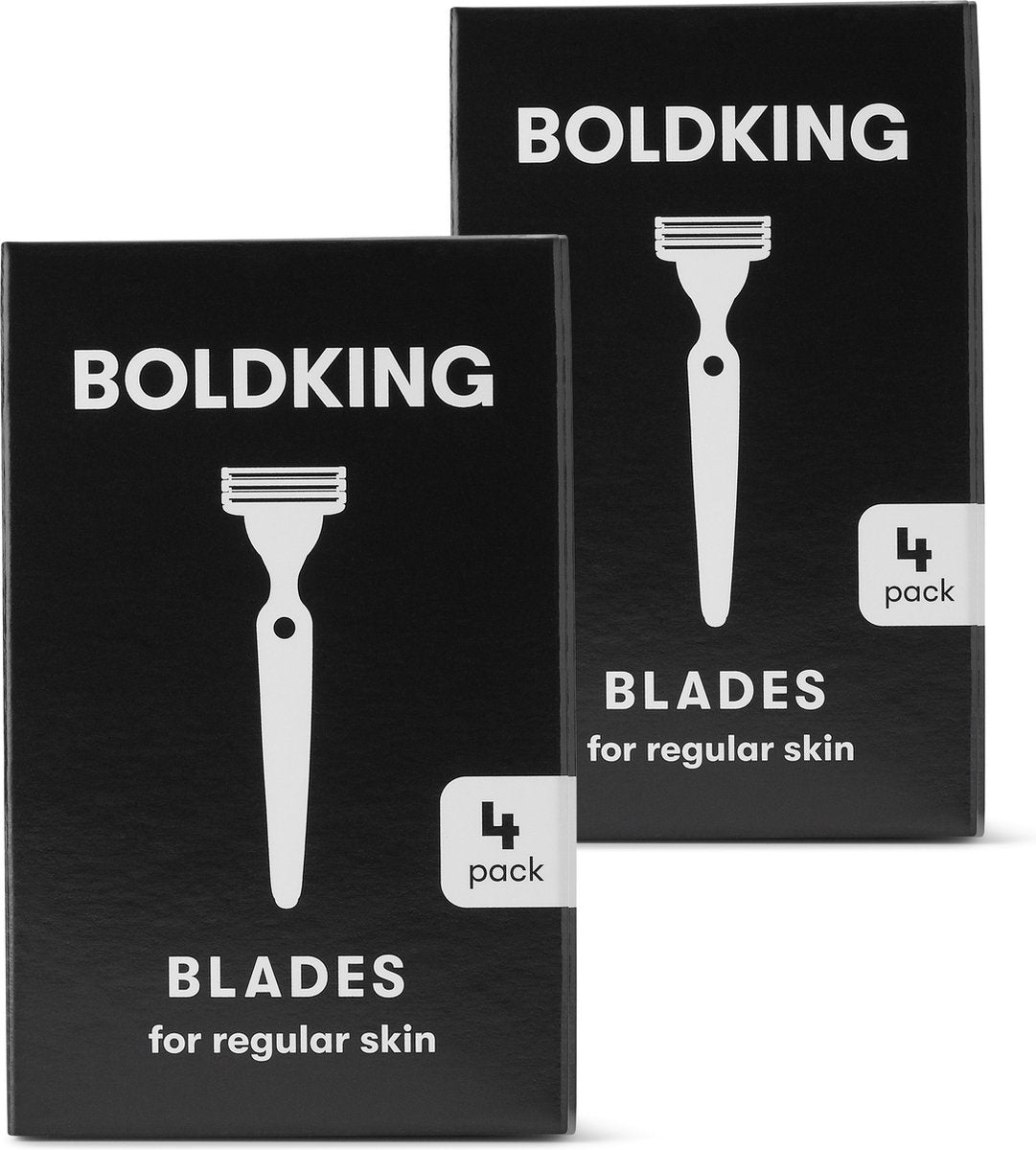 Boldking The Refill Blades 4x - scheermesjes voor gevoelige huid