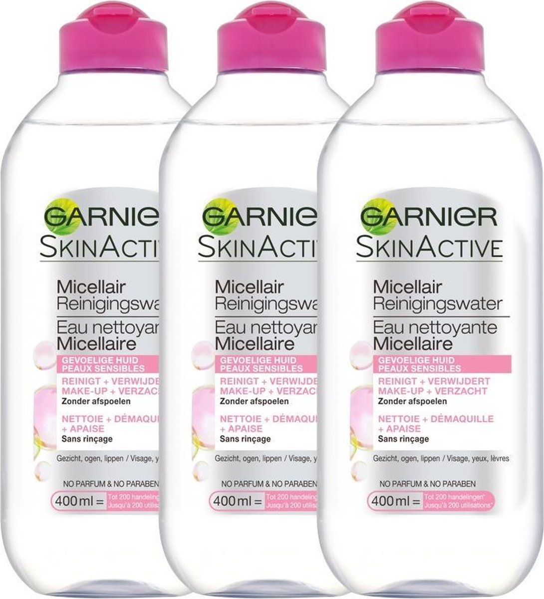 Garnier SkinActive Micellair Reinigingswater - Gevoelige Huid - 400 ml