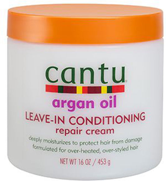 Cantu Argan Oil Leave In Conditioning Repair Cream 473 ml