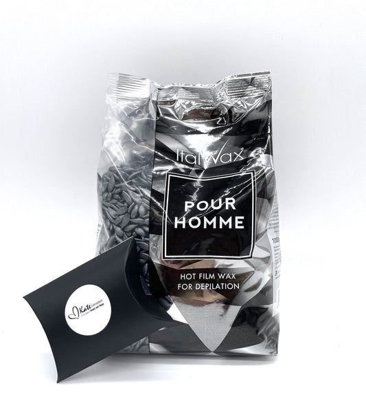 ItalWax Film Wax - Pour Homme 1Kg - filmwax - italwax - ontharing - ontharingswax ( 8032835163164 )