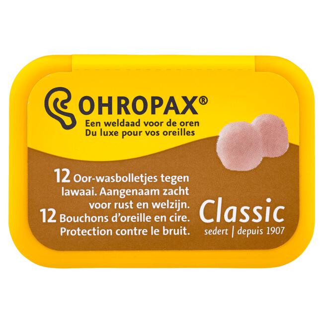 Classic Oor-Wasbolletjes Tegen Geluid