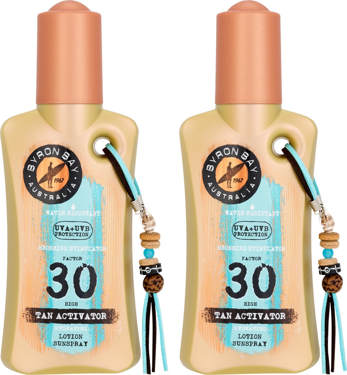 Byron Bay Tan Activator SPF 30 - 2 X 200 ml