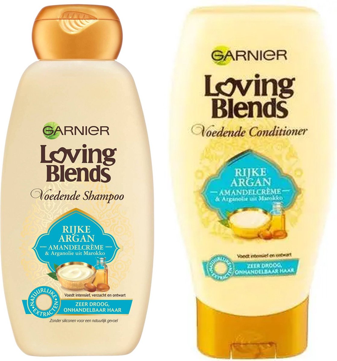 Loving Blends Rijke Argan Duo - 1 x Shampoo 250ml & 1 x Conditioner 250ml