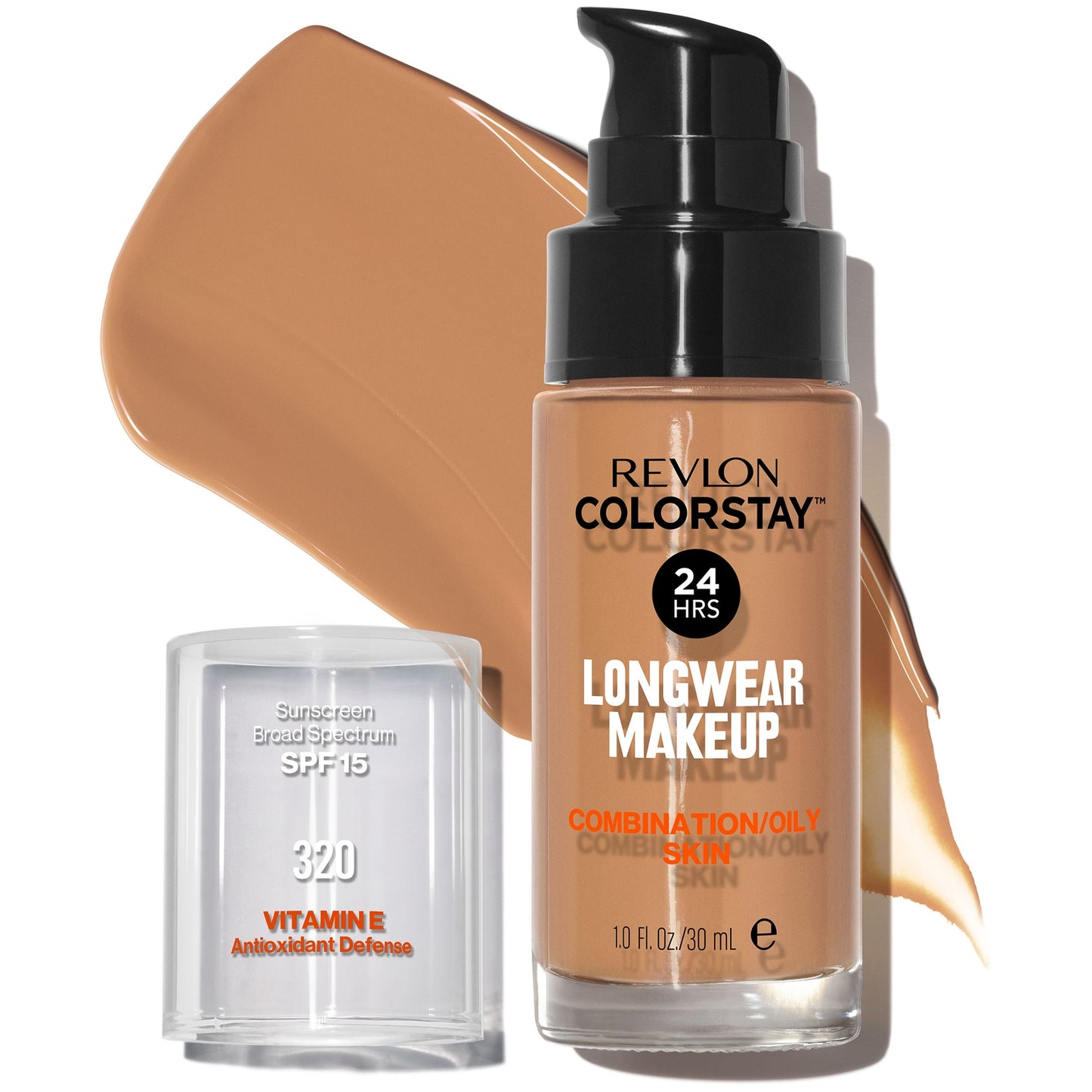 Revlon ColorStay Make-Up Foundation for Combination/Oily Skin (Various Shades) - Cappuccino
