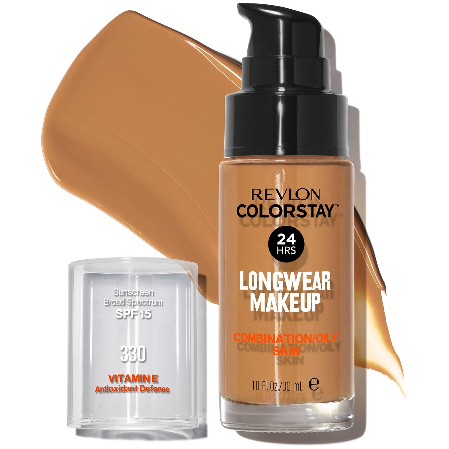 Revlon ColorStay Make-Up Foundation for Combination/Oily Skin (Various Shades) - Cappuccino