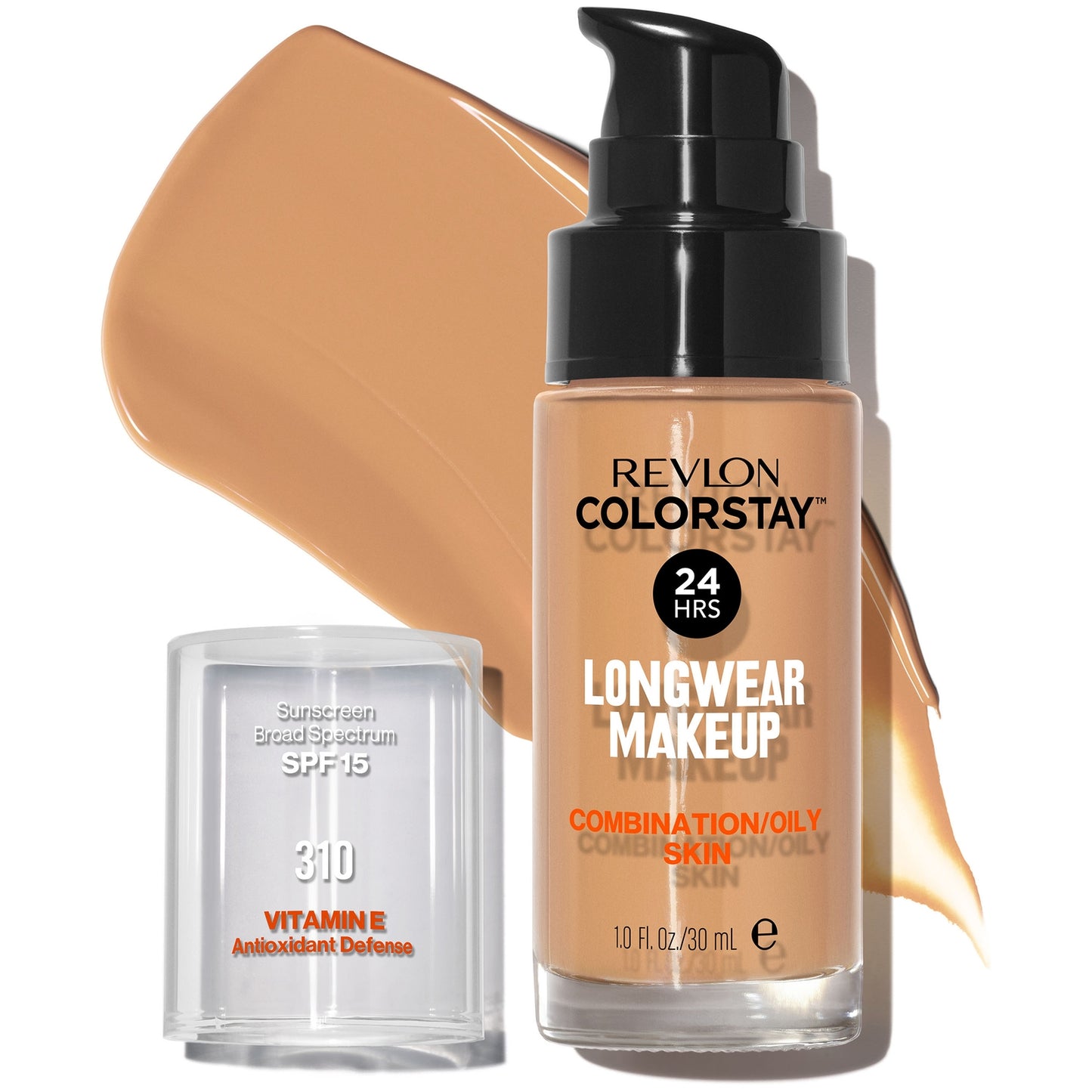 Revlon ColorStay Make-Up Foundation for Combination/Oily Skin (Various Shades) - Cappuccino