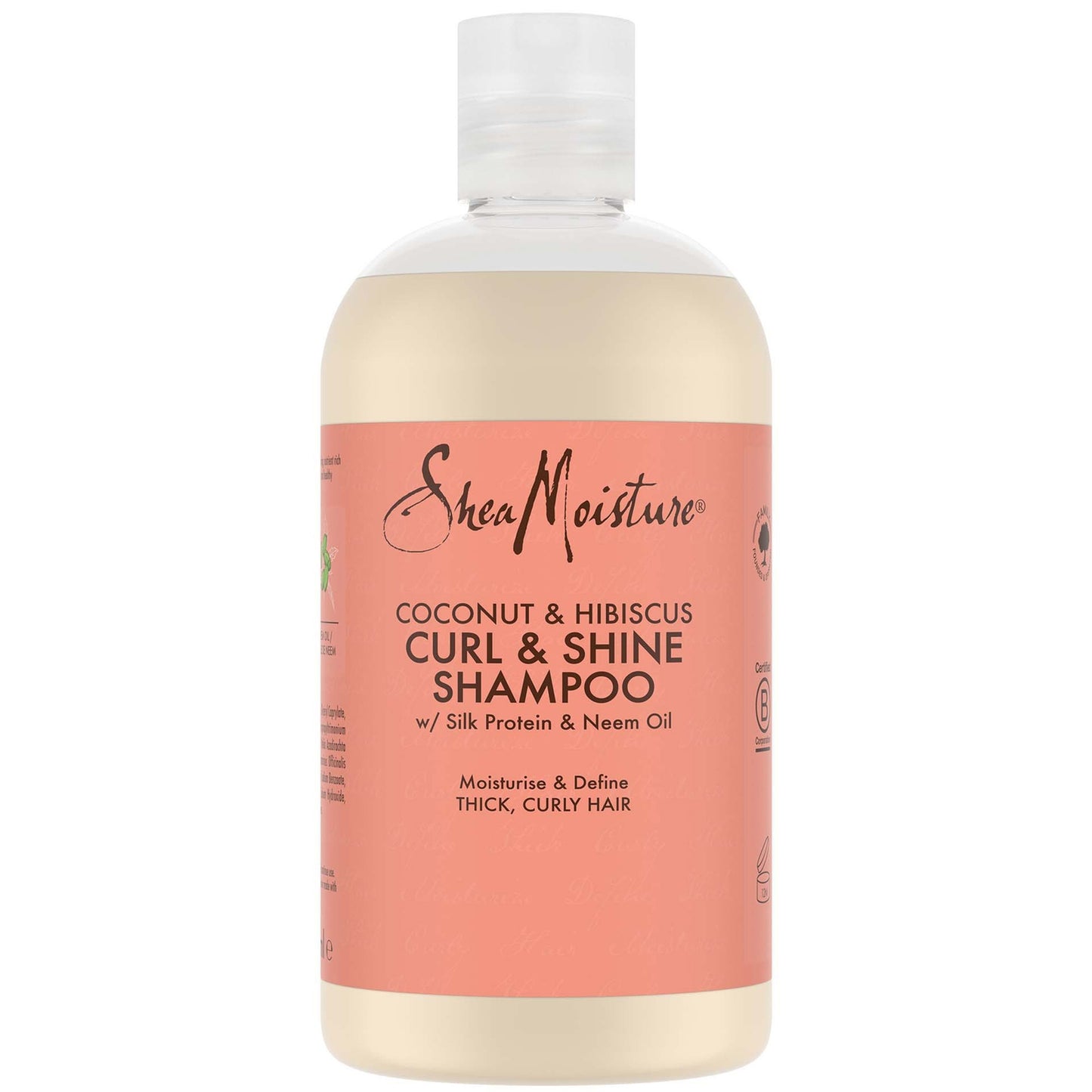Shea Moisture Coconut & Hibiscus - Shampoo & Conditioner Curl & Shine - 2 x 384 ml
