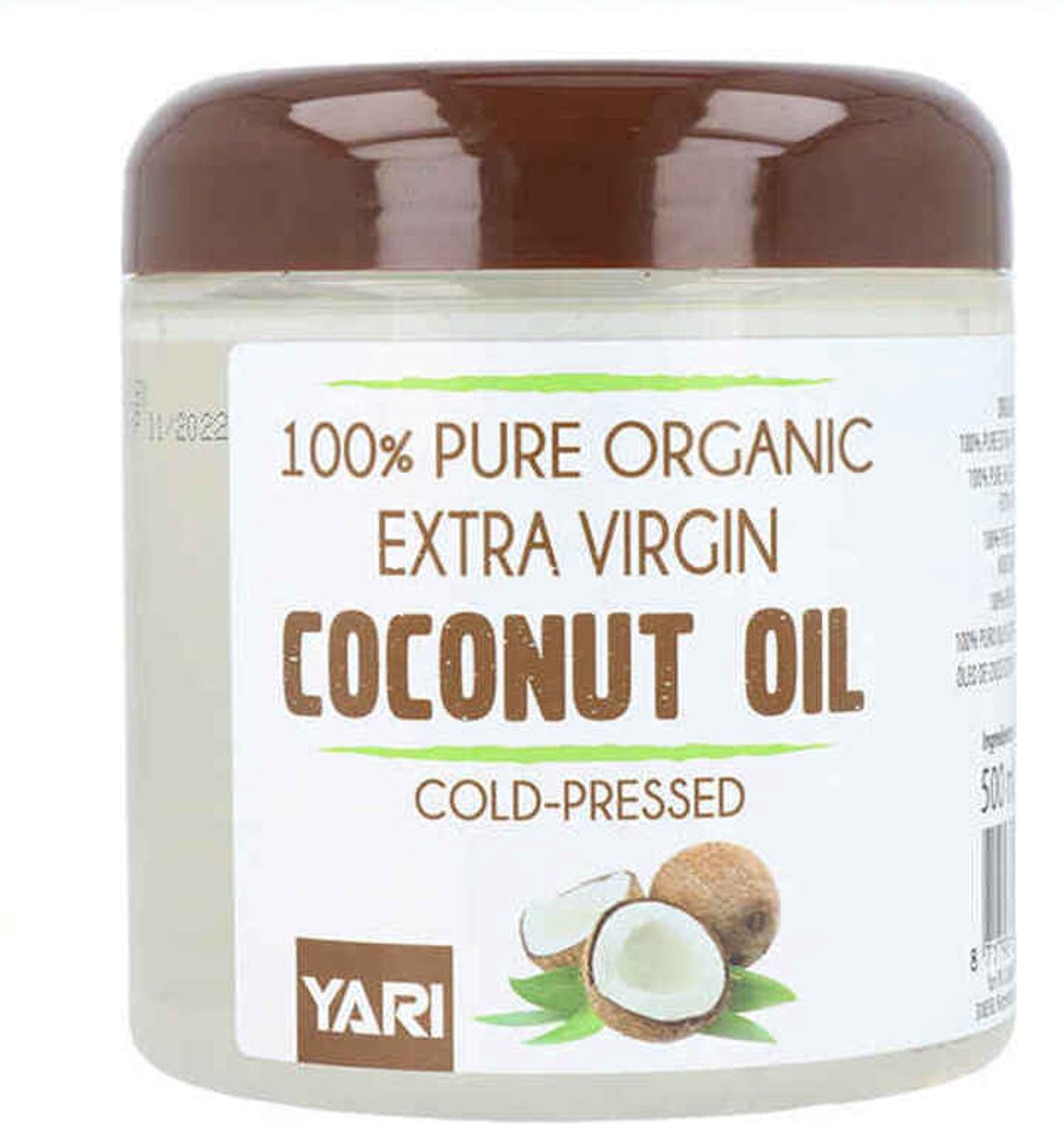 Haarolie Yari Pure Organic Coconut (500 ml)