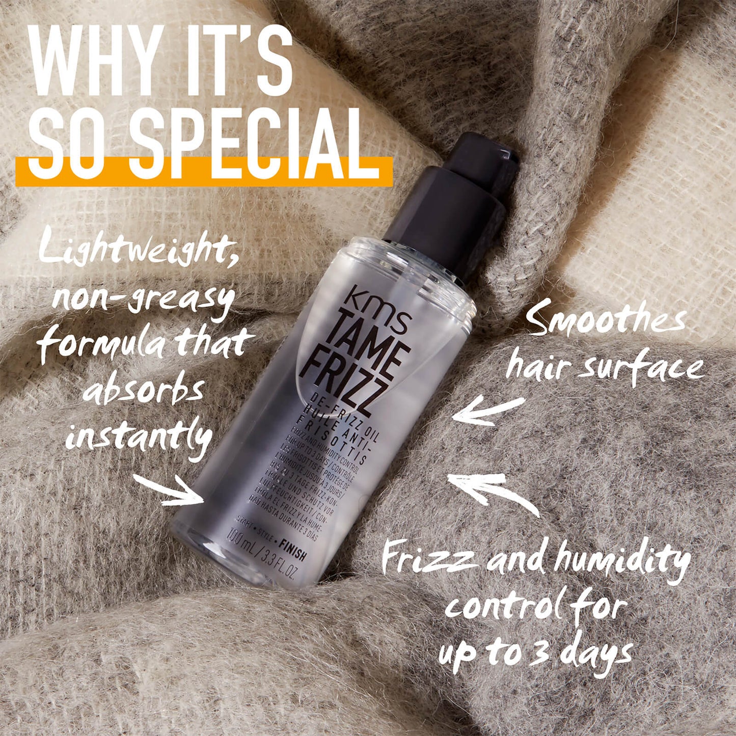 KMS Tame Frizz Tamefrizz de-frizz oil