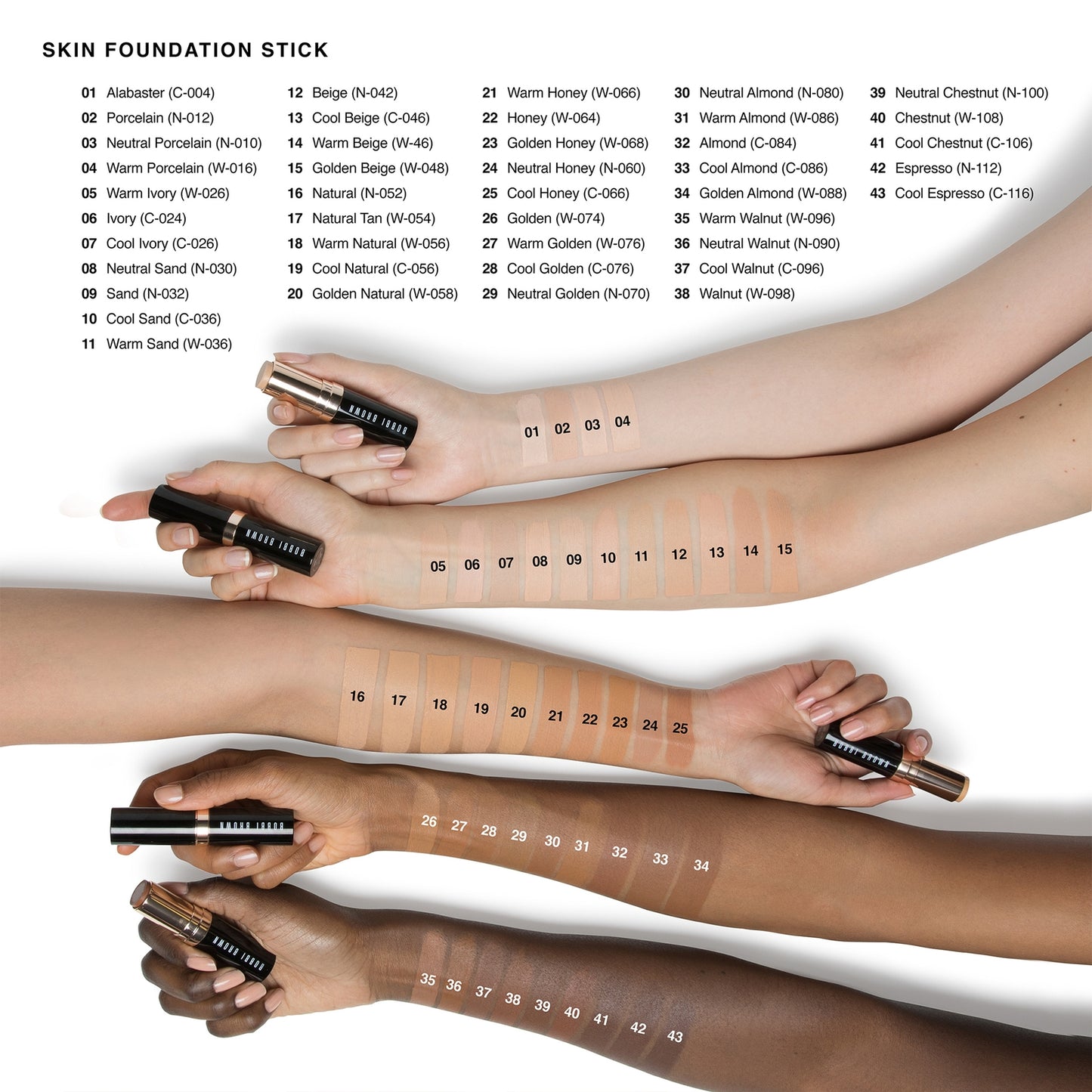 Bobbi Brown Skin Foundation Stick (Various Shades) - Cool Sand