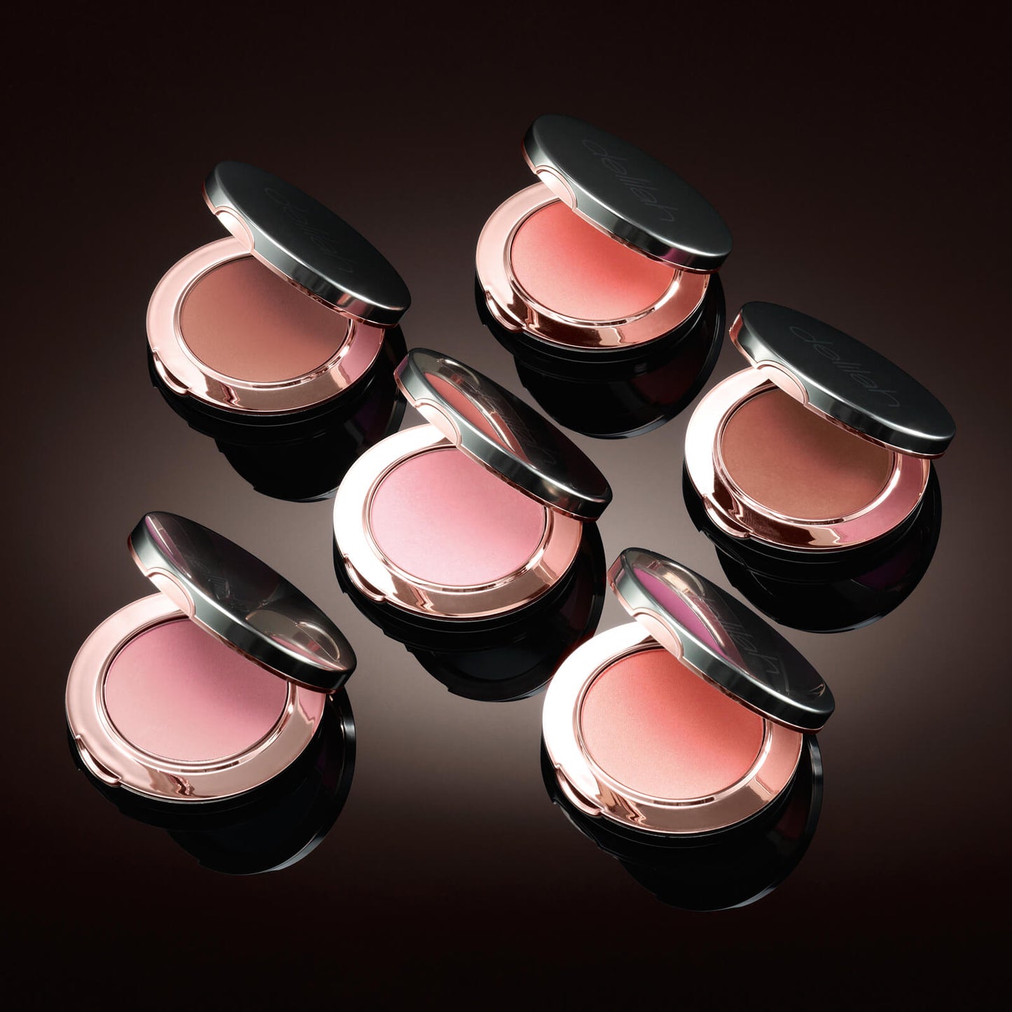 delilah Colour Blush Compact Powder Blusher 4g (Various Shades) - Clementine