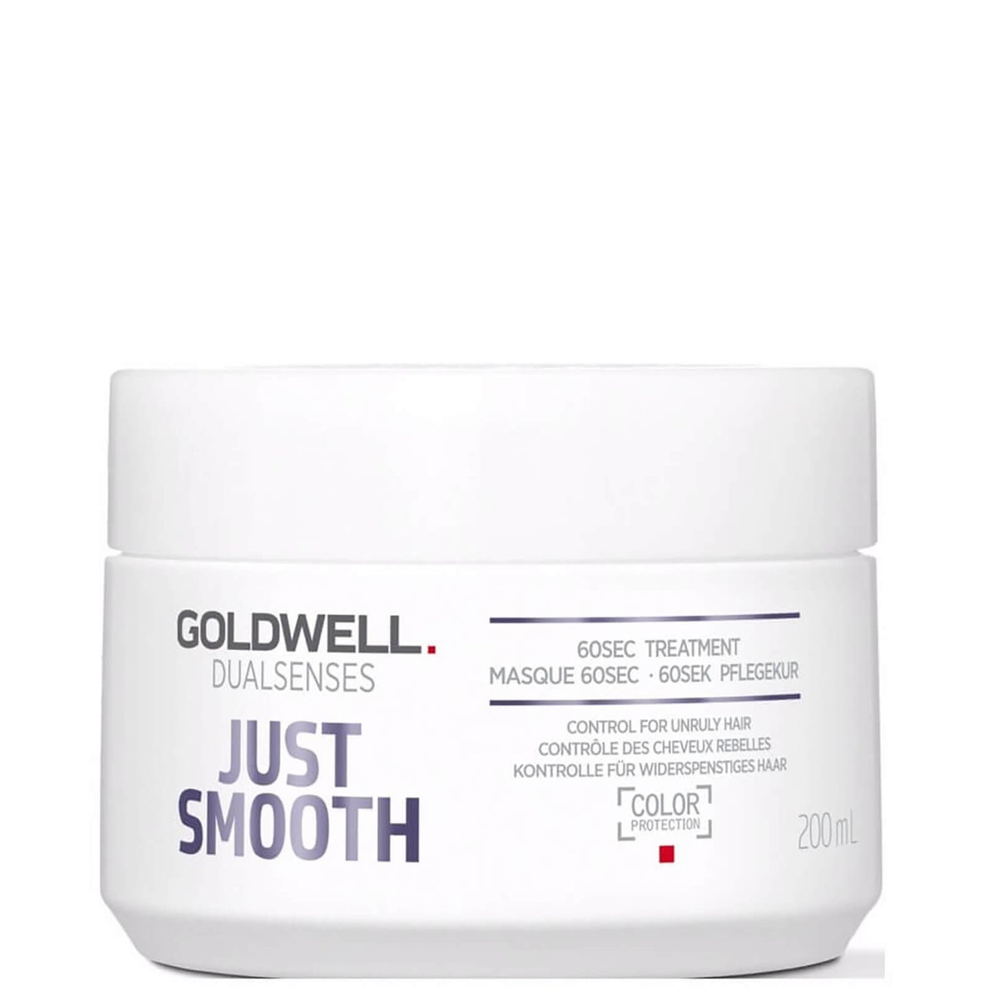 Goldwell Dualsenses Just Smooth 60Sec Treatment Mask 200ml For Smoothing Unruly, Frizzy Hair