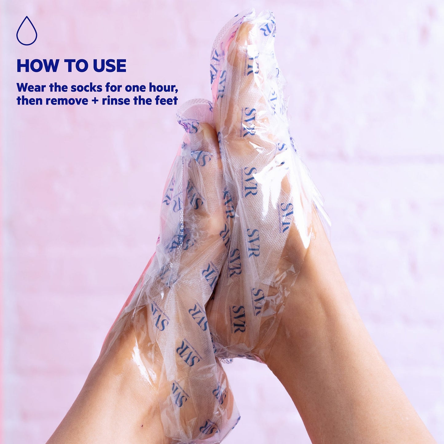 SVR Xerial Exfoliating Socks x1 for an Intensive Foot Peel in the place of Pumices + Foot Files