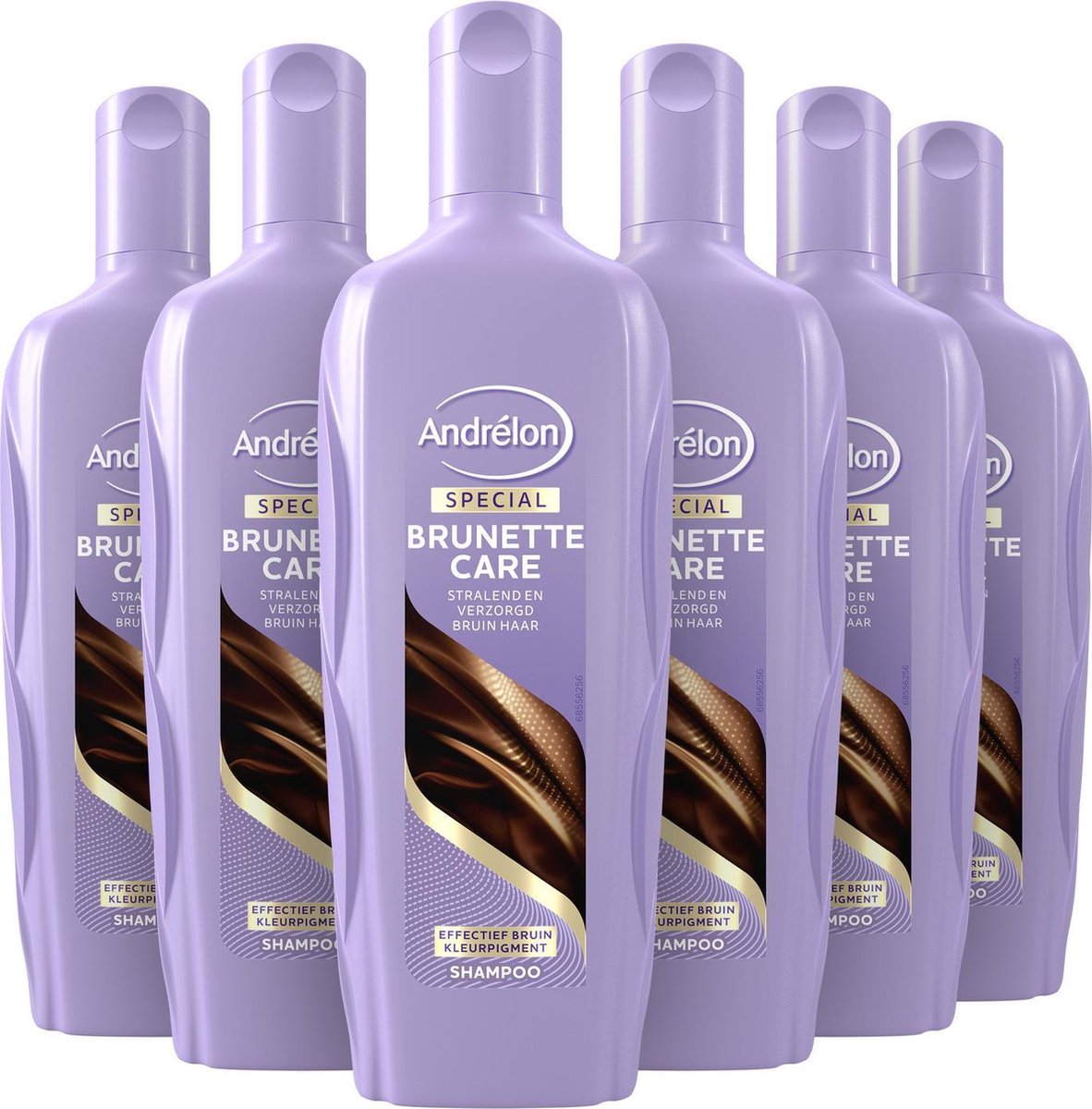 Andrélon Brunette Care Shampoo - 6 x 300 ml - Voordeelverpakking