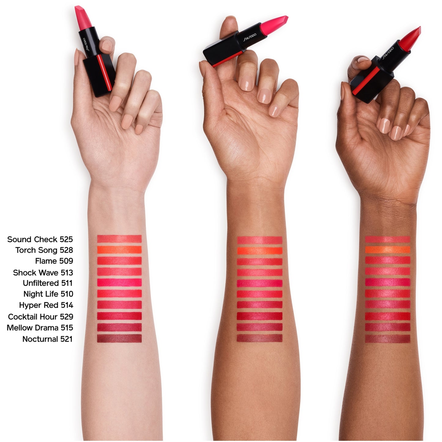 Shiseido ModernMatte Poeder Lipstick (Verschillende Tinten) - Hyper Red 514