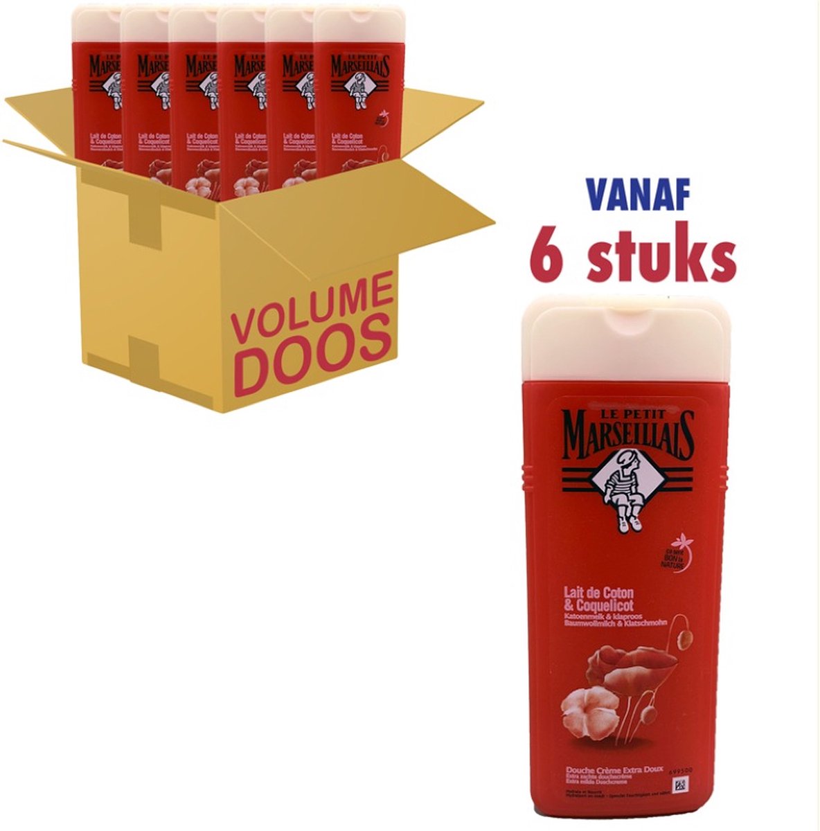 Katoenmelk & Klaproos Douchegel