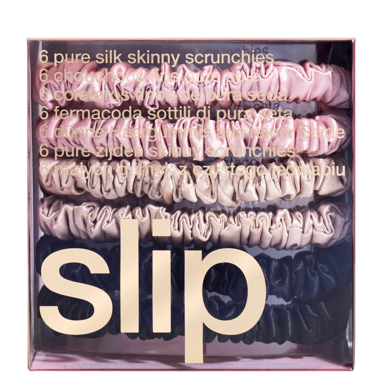 Slip Dunne haarelastiekjes van pure zijde