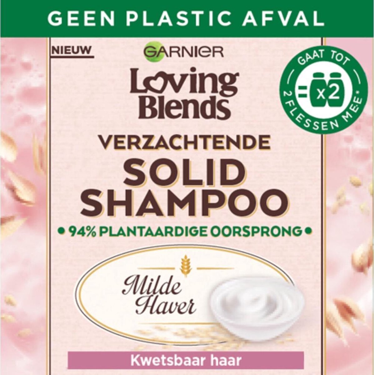 Garnier Loving Blends Milde Haver Shampoo - 6 x 300 ml