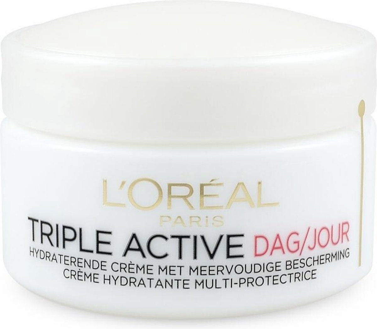 L'Oréal Paris Triple Active Dagcrème - 2 x 50 ml - Voordeelverpakkking - Gecombineerde & Droge Huid
