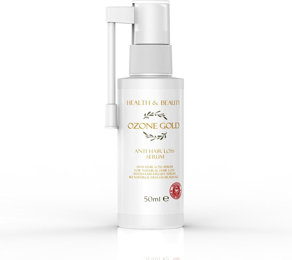 Anti haarverlies serum. Speciale formule met ozon. Versneller van haargroei en ondersteuning voor minder haaruitval.