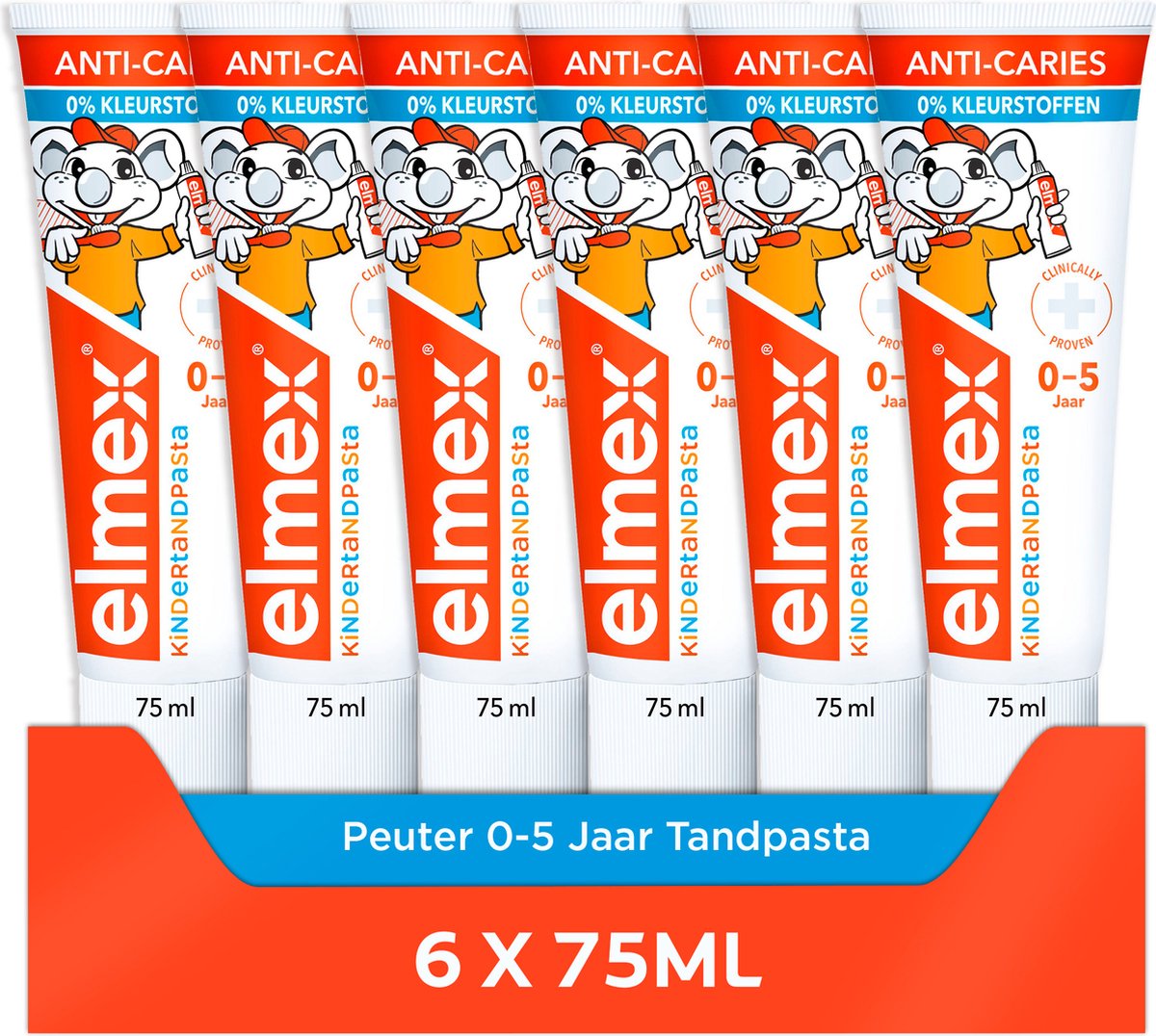 Elmex Anti-Cariës Peuter Tandpasta 75 ml