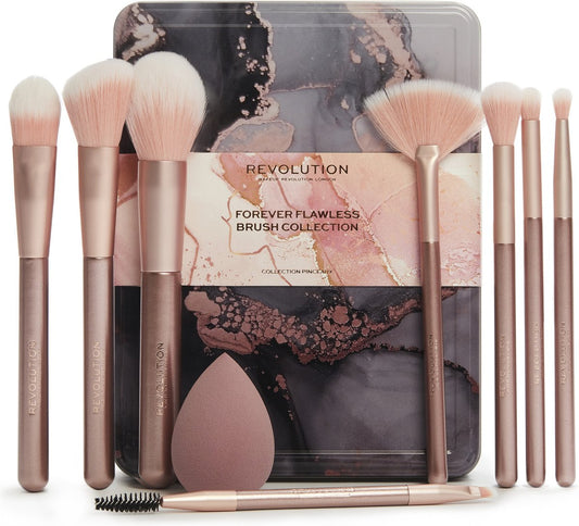 Makeup Revolution Forever Flawless Brush Collection - Gift Set - Make-up Kwasten Cadeau Set