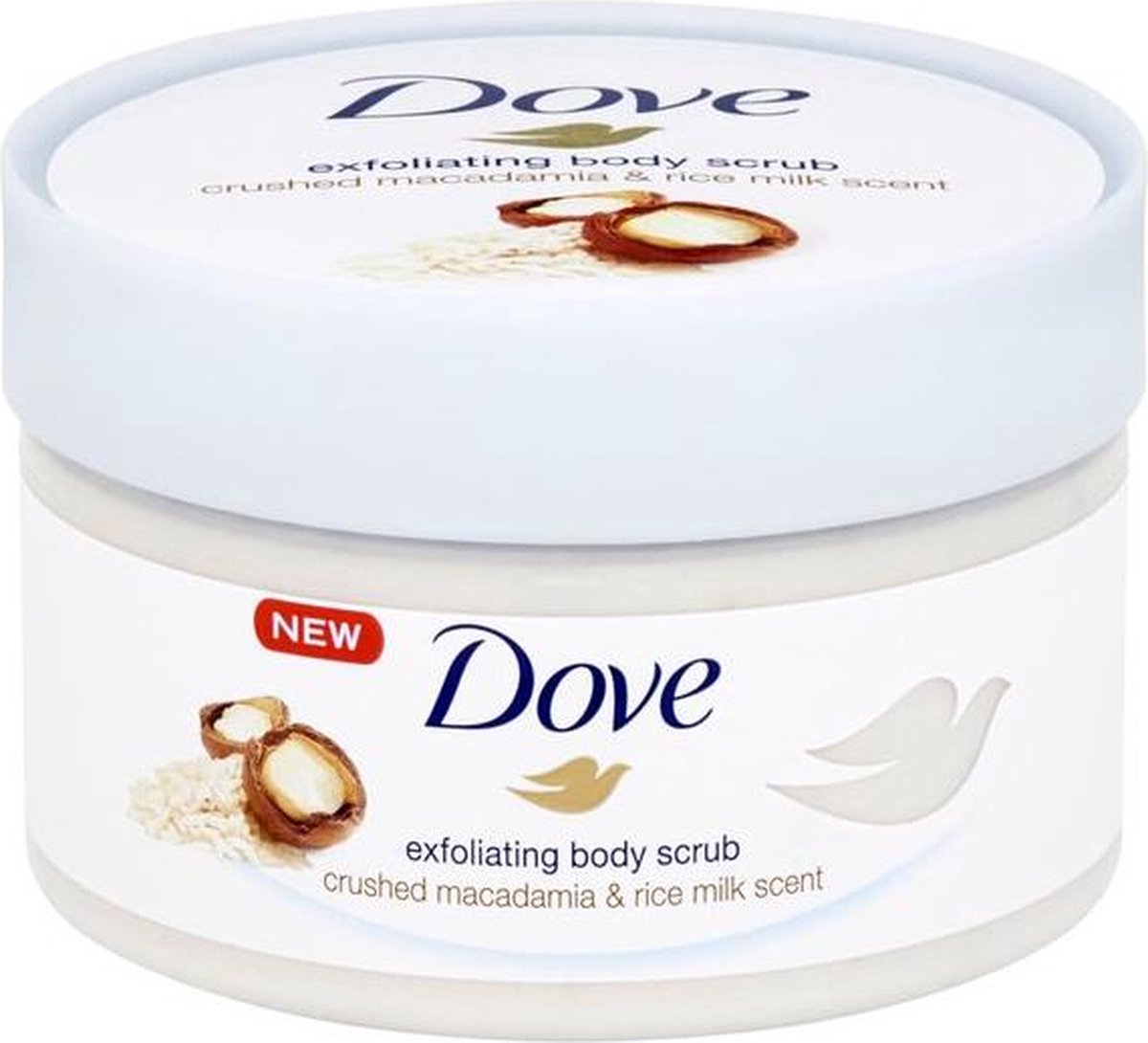 Dove Body Scrub - bodycreme - bodybutter - hydraterend - huidverzorging - 225ml
