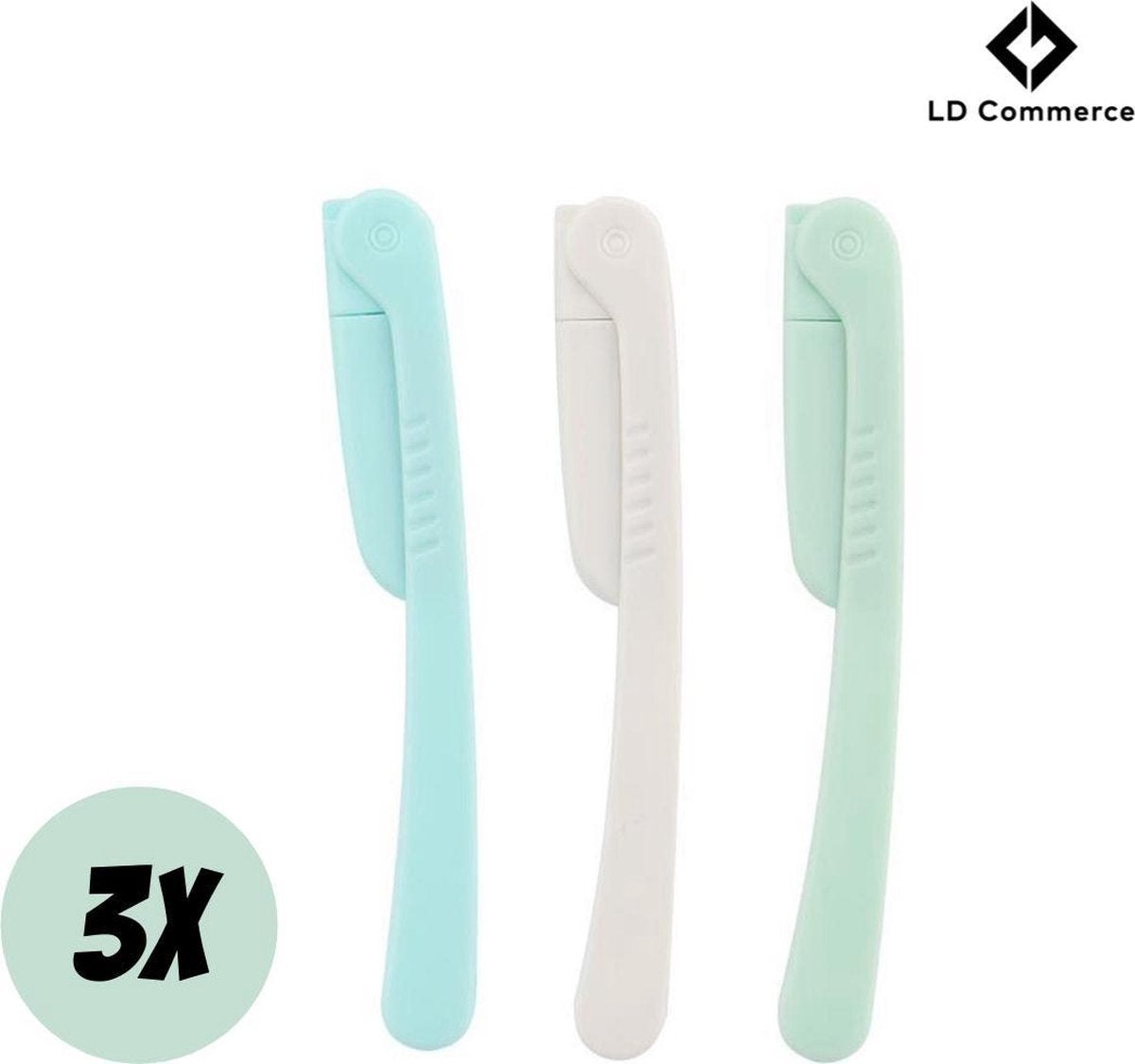 Dermaplaning - Wenkbrauw scheermesjes - Eyebrow razor - 3 Stuks