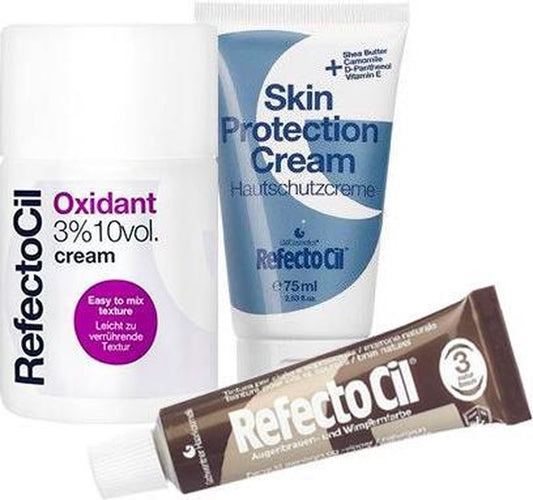 @home Refectocil Wenkbrauwverf Kit 3 natuurbruin Basis kit