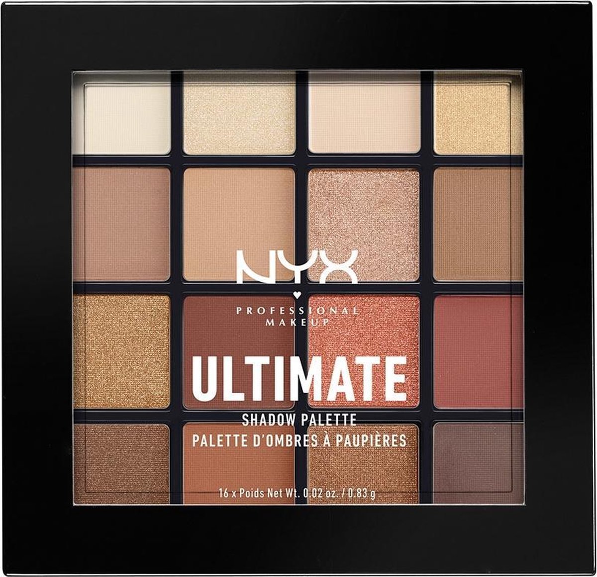 NYX Professional Makeup Ultimate Shadow Palette Oogschaduwpalette - Warm Neutrals USP03