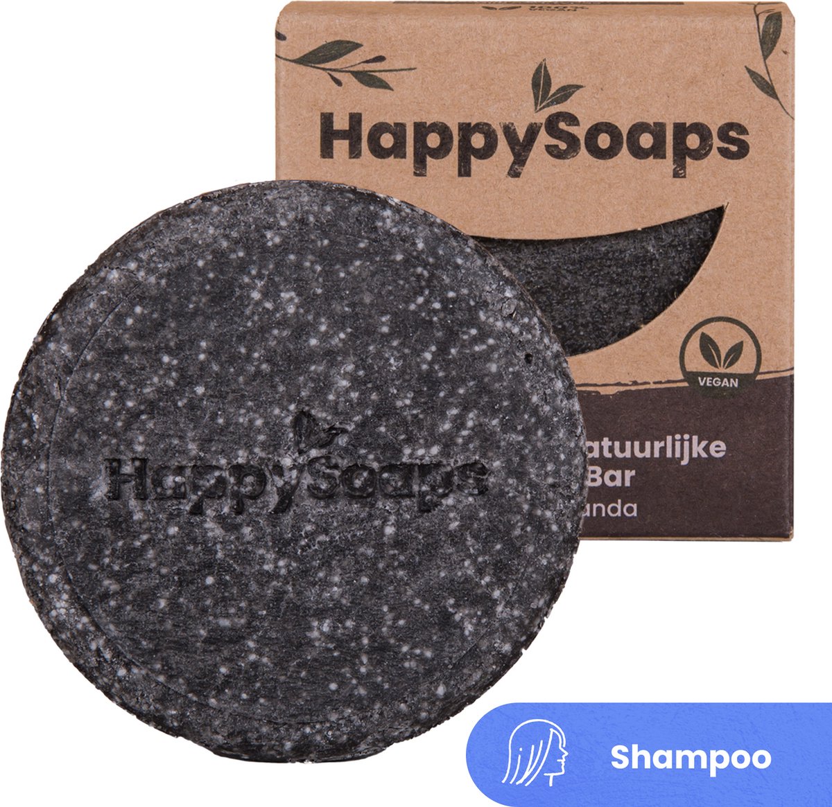 HappySoaps Shampoo Bar - Aloë You Vera Much - Beschadigd, Normaal en Vet Haar - 100% Plasticvrij, Natuurlijk en Vegan - 70gr